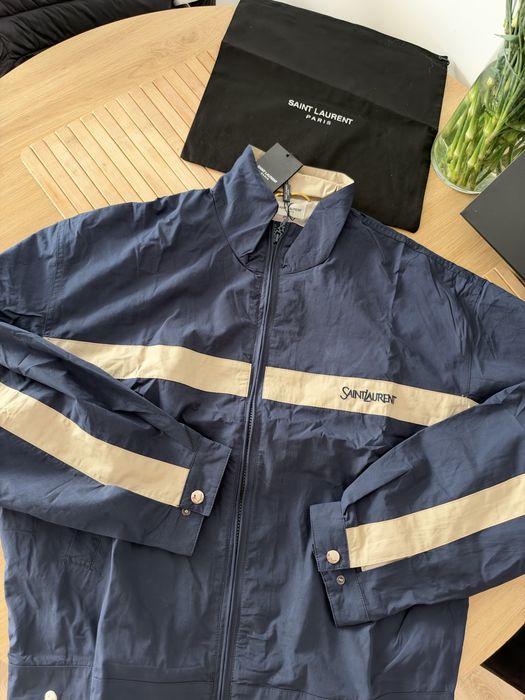 Kurtka YVES Saint Laurent Płaszcz YSL Narzutka Mastic Jacket