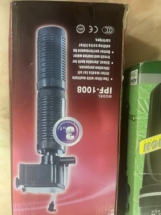 Várias bombas filtragem aquários