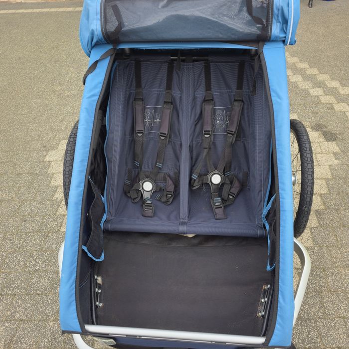 Croozer Kid Plus For 2 Ocean Blue 2019
