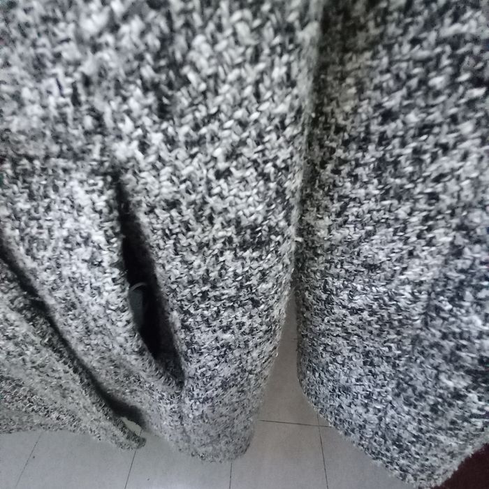 Casaco cinzento médio