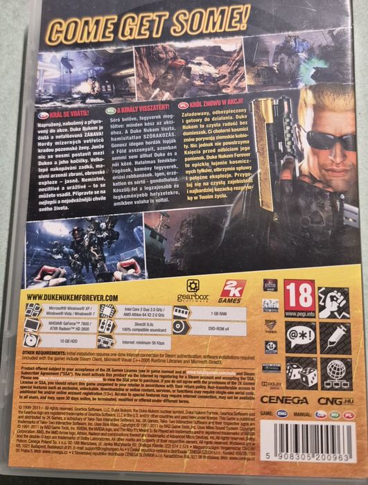 Gra na PC - Duke Nukem Forever