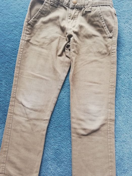 Komplet spodnie chinosy i bluzka Elsa Frozen rozm. 110