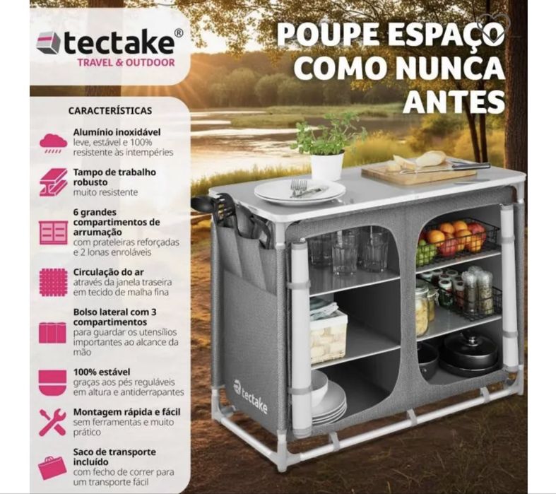 Cozinha de campismo