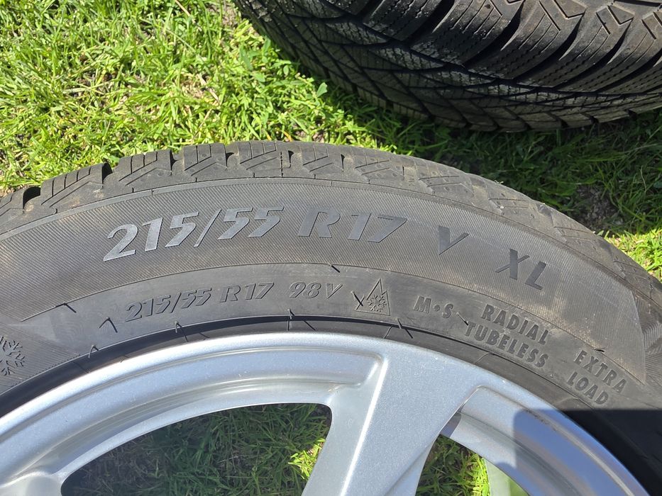 Sprzedam alufelgi z oponami od audi r17 215