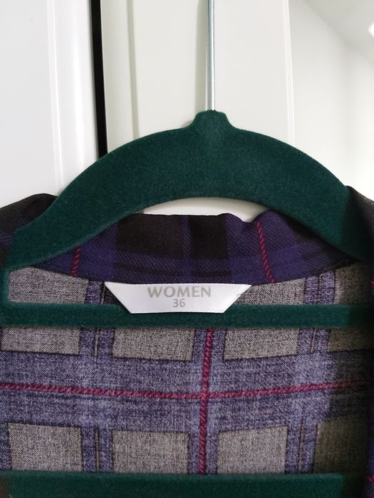 Fioletowa koszula w kratę / Pepco / 36