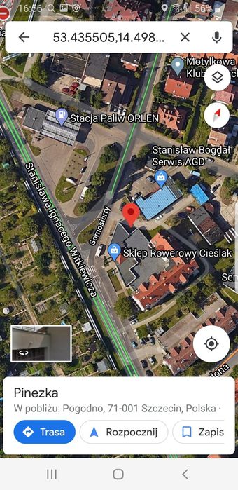 Garaż murowany Somosjery Witkiewicza Pogodno