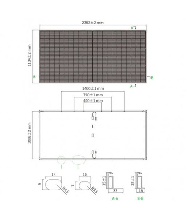 Сонячна панель Jinko Solar JKM615N-66HL4M-V