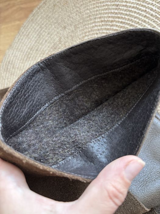 Шкіряні чоботи жіночі