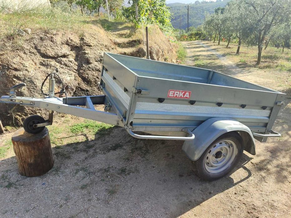 Atrelado 750kg, ERKA galvanizado – 2,08 × 1,60 m