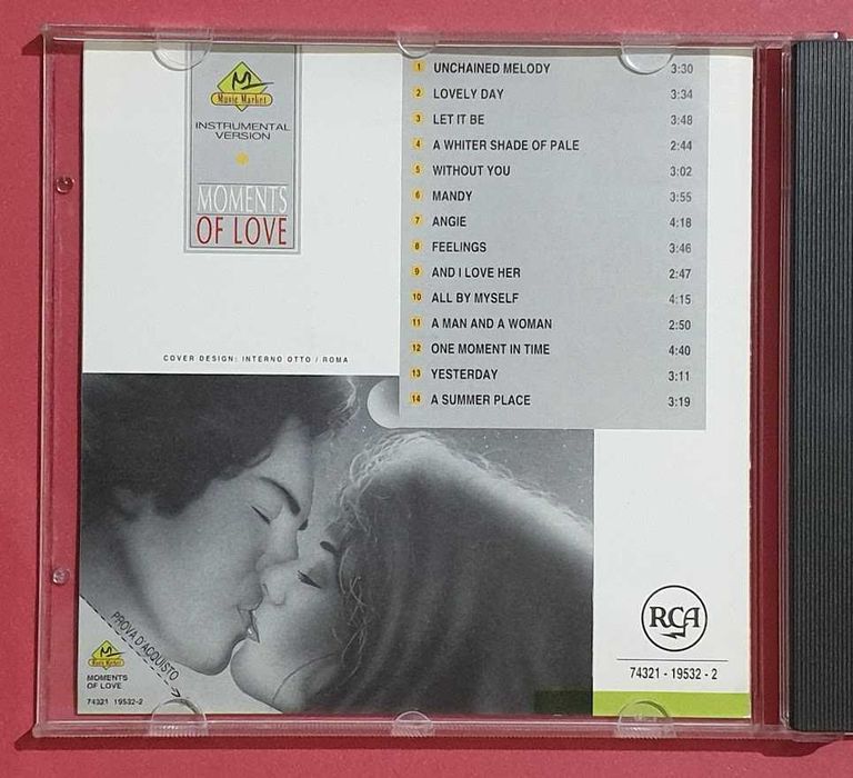 CD - Moments of Love - Instrumental Version