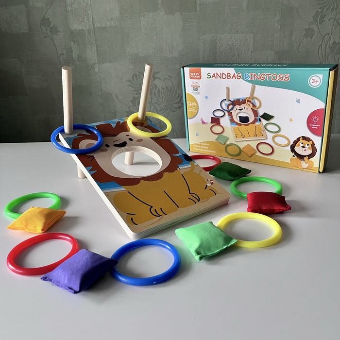 Кільцекид та метання мішечків гра на влучність