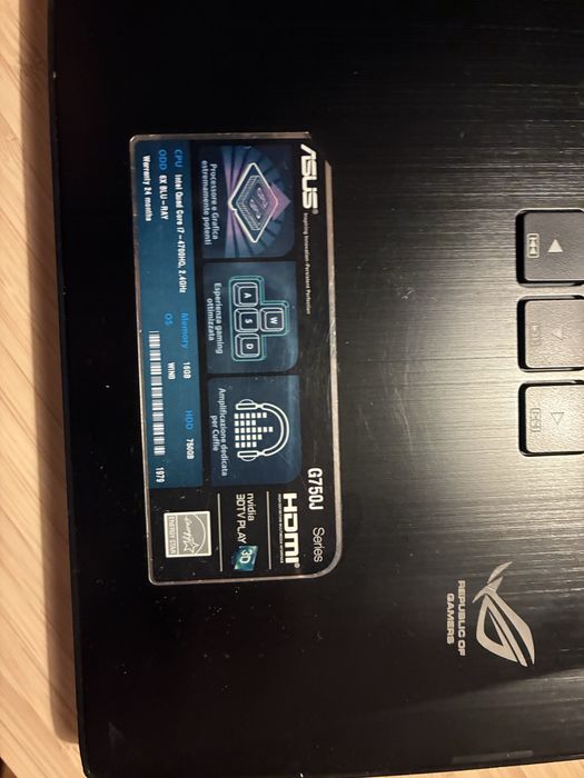 ASUS ROG G750J – Portátil Gaming