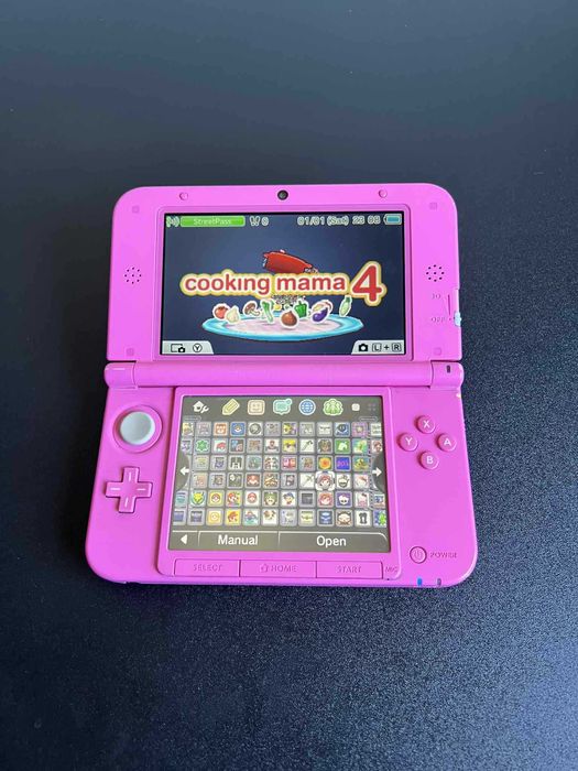Nintendo 3DS XL Rosa com 100+ Jogos