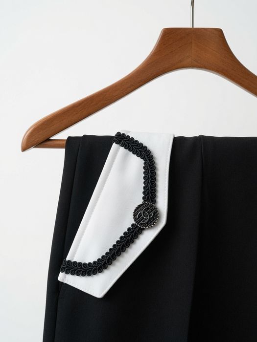 Spodnie Chanel Damskie Rozmiar S Baggy z Szeroką nogawką