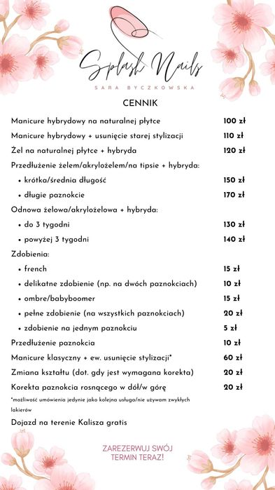 Mobilna stylistka paznokci – zadbane dłonie bez wychodzenia z domu!