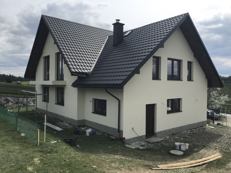 Elewacje fasady malowanie podbitki