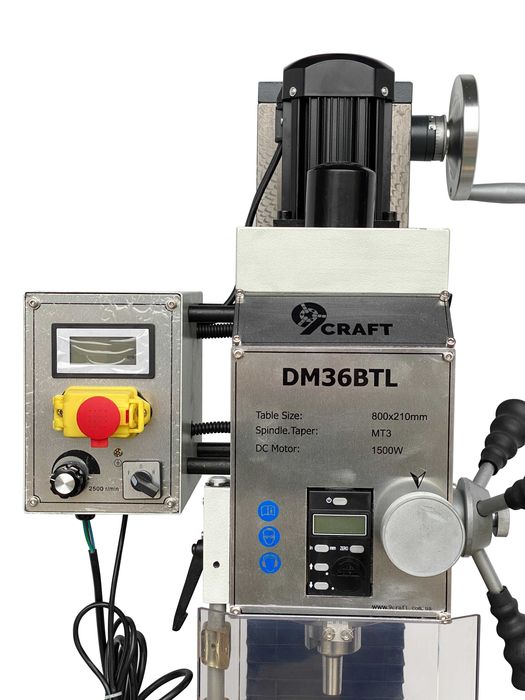 Настільний фрезерний верстат 9craft DM36BTL 1500W безщітковий