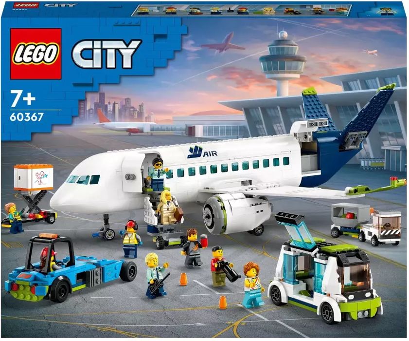 LEGO City Samolot pasażerski 60367. LEGO