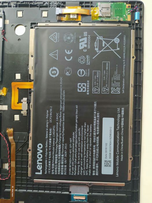 Аккумуляторная батарея (АКБ) для 
для lenovo tab2 a10-30