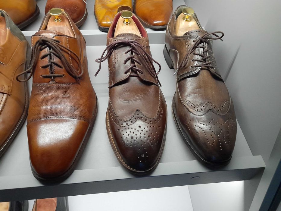 eleganckie buty męskie SKÓRZANE  rozmiar 43 Nowe lub prawie nowe