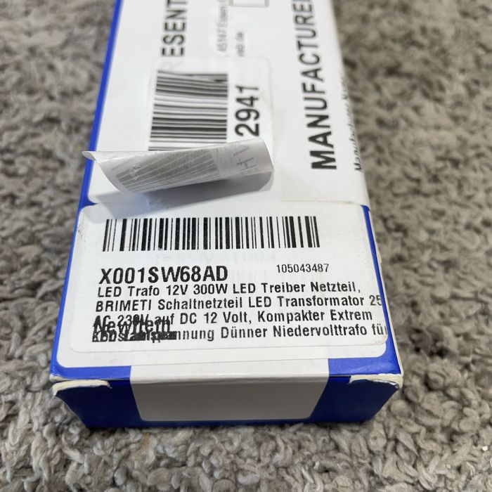 Sterownik zasilacza LED transformator 300W-12V IP20 (4)