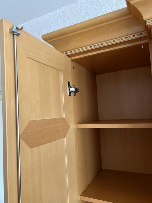 .Witryna w jasnym dębie, szafa, biblioteka