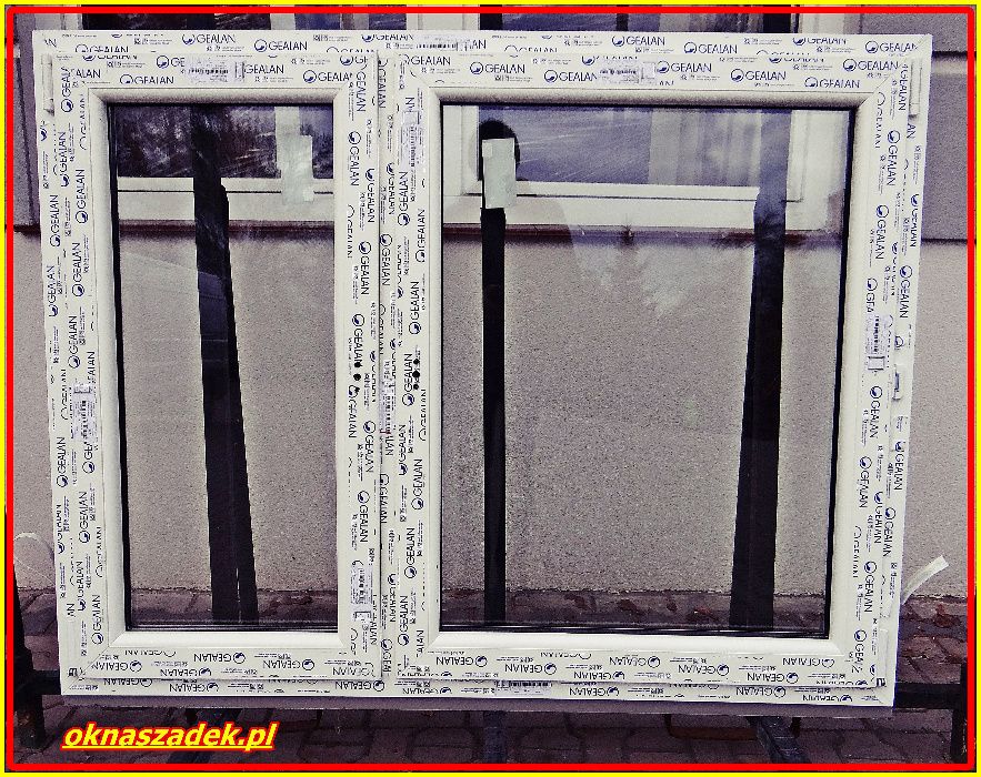 1465x1135 okno PCV od ręki - okna Szadek nowe i używane