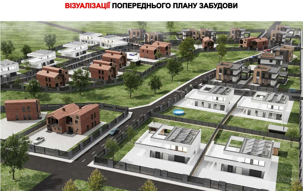 Продаж ділянки під інвестицію/котеджне містечко в мальовничому місці