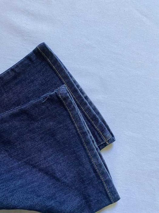 Granatowe jeansowe spodnie z niskim stanem bootcut Ventana M/L 38/40