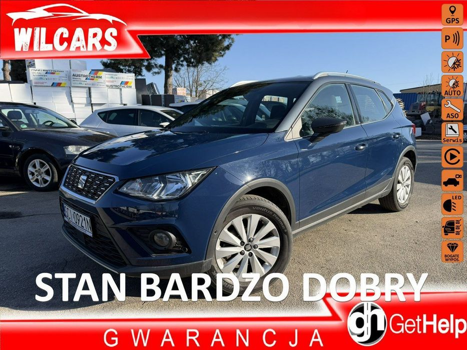 Seat Arona Klimatronic, PDC 2x, Kamera cofania, Nawigacja, CarPlay/AndroidAuto