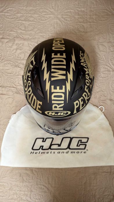 Capacete Hjc cs 15 limited Gold edition M
