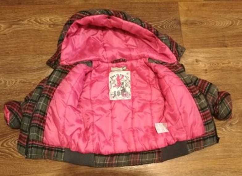р.98 тепла куртка для дівчинки