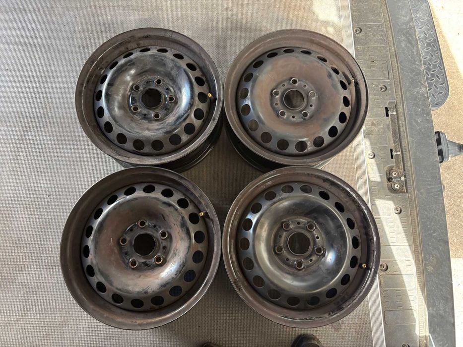 4X Felgi Stalowe 15 VW SKODA AUDI SEAT CUPRA 6J ET43 5X112 57.1 ORG