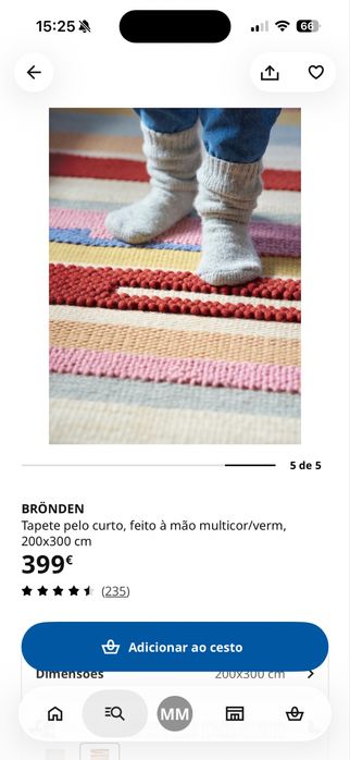 Tapete Brönden IKEA 200x300 cm