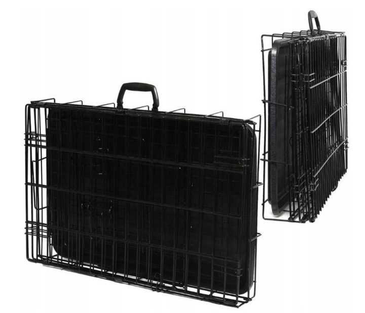 Duża Klatka dla Psa Kennelowa do Samochodu Transporter Metalowa XXL