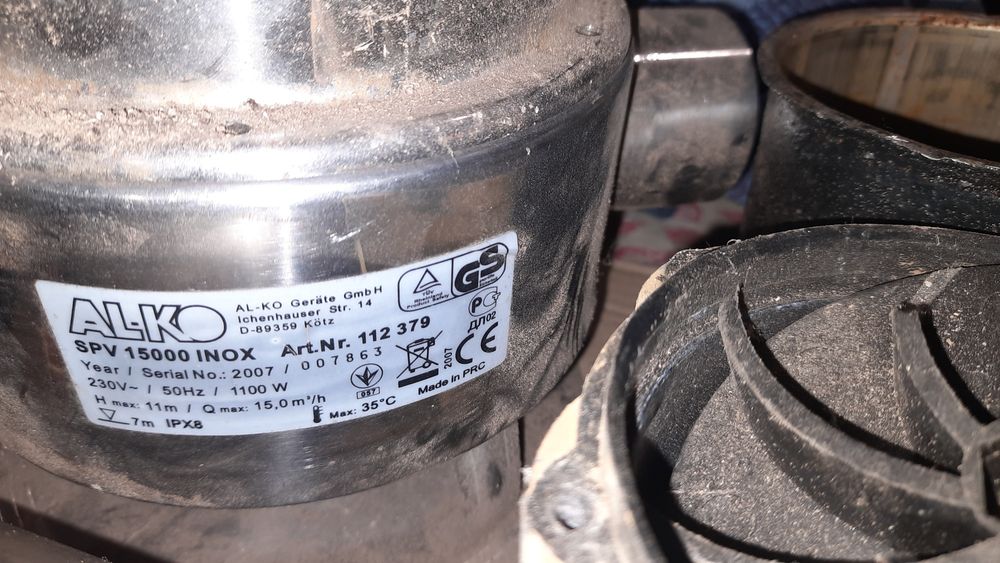 Насос al-ko spv 15000 inox