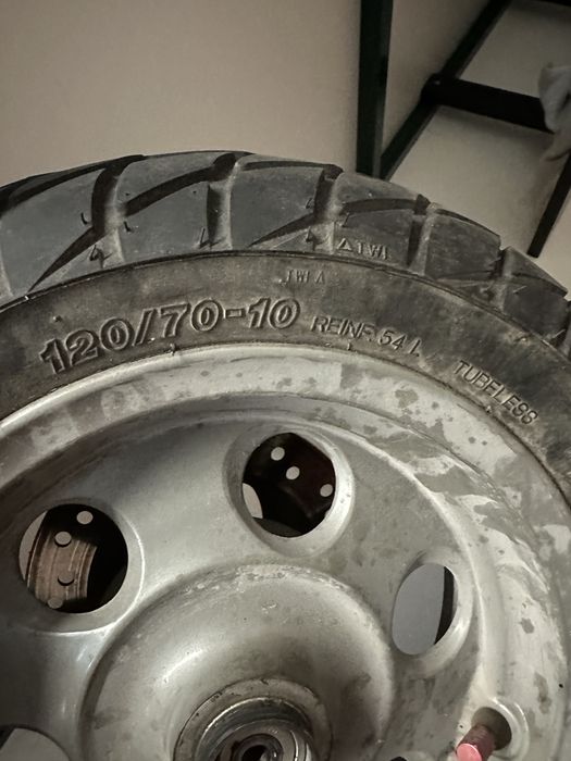 Rodas (pneu+jante) Yamaha BWS 120/70-10