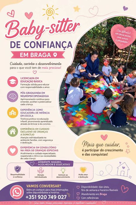 Babysitter em Braga