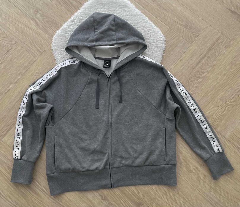Nike just do it szare oversieze bluza na zamek 40 l xl