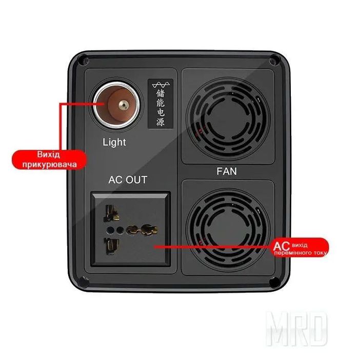 Инвертор аккумуляторный/зарядная станция 12,8V/24Ah/400W