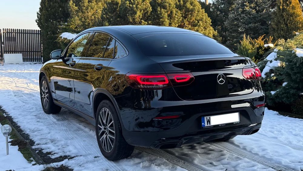 Mercedes-Benz GLC Coupe Black Edition Salon PL Bezwypadkowy Gwarancja Faktura
