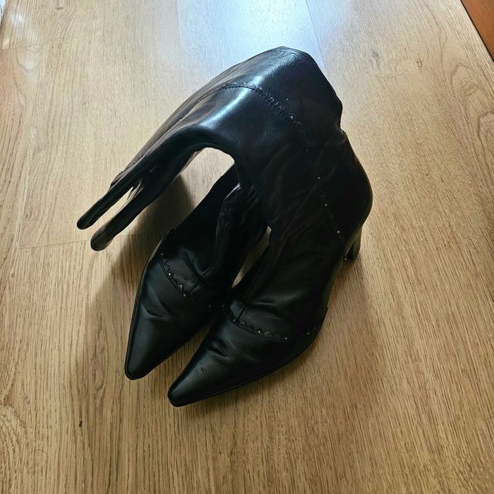 Botas em Pele de Cano Alto