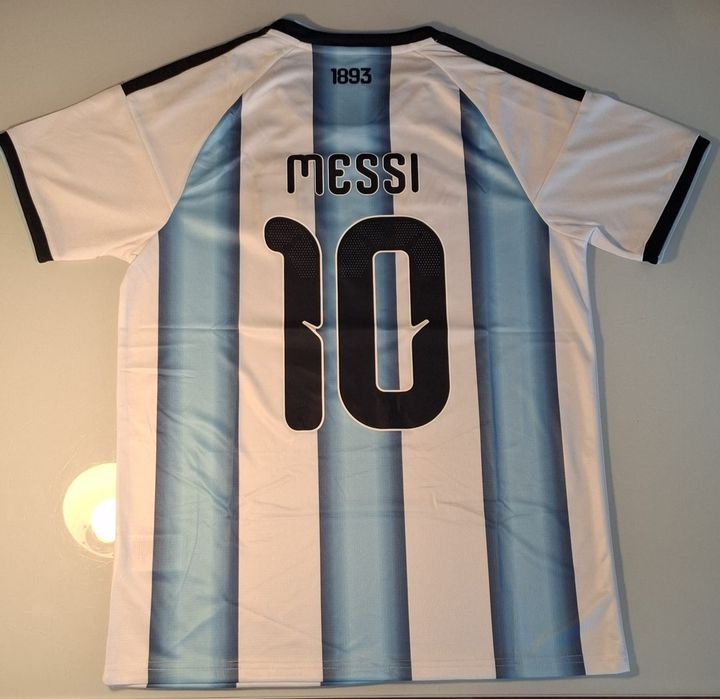 Camisola Oficial Argentina Messi #10 – Nova com Etiqueta