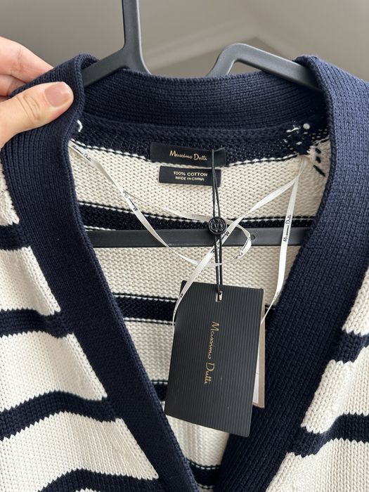 Кардиган, кофта в полоску, Massimo dutti
