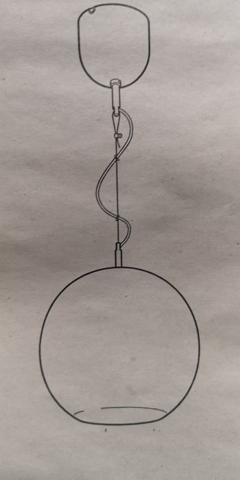 Candeeiro Ikea Minut, globo bola esfera