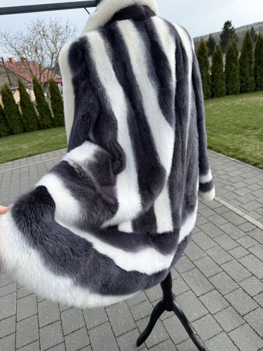 Futro naturalne z norek XL XXL