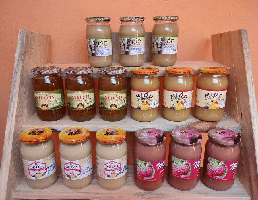 miód z własnej pasieki