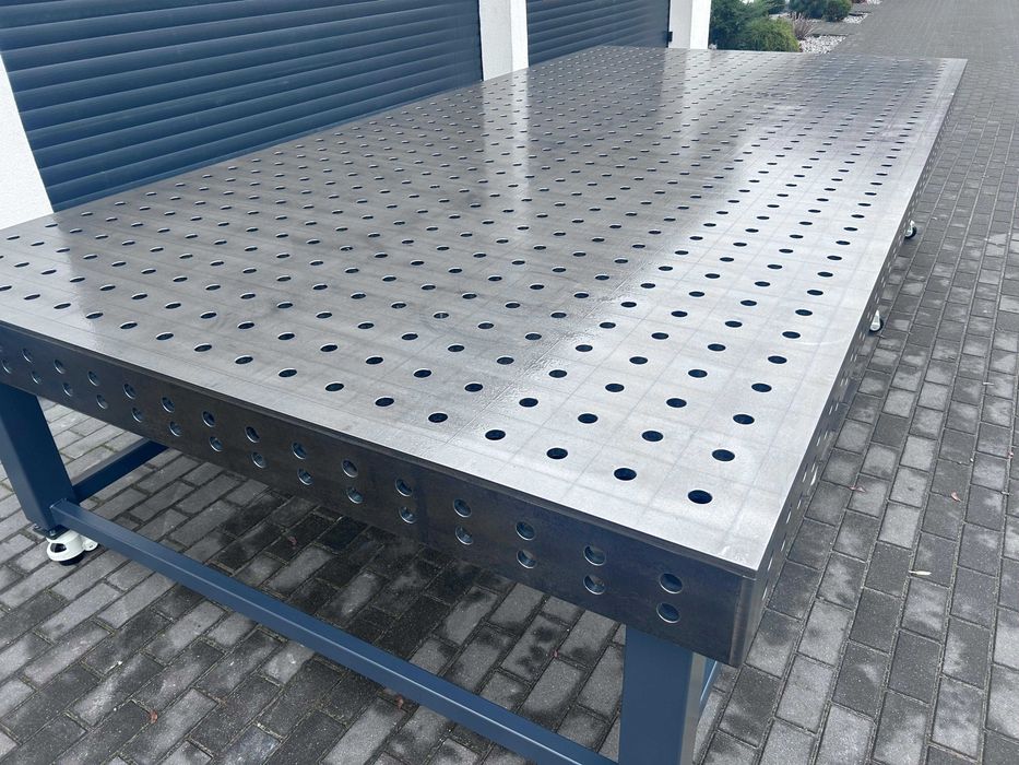 Stół spawalniczy 4x2m MAMUT od GREGOR Technic 3990x1990 Blat 15mm System 28  DOSTAWA już ZMONTOWANY
