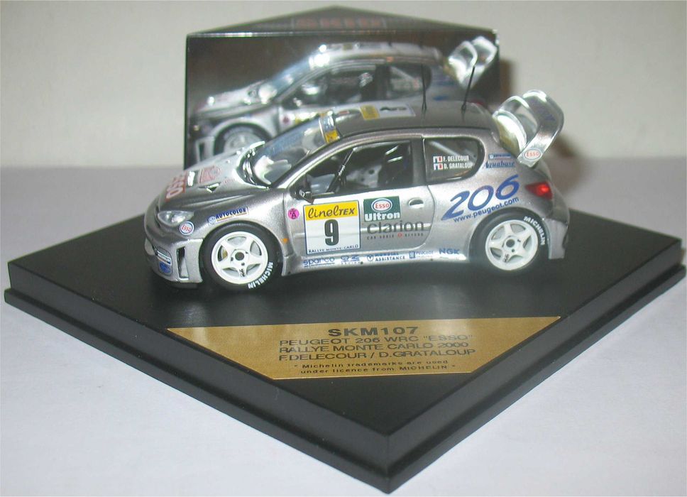 Skid - Peugeot 206 WRC - Rally de Monte Carlo 2000 - François Delecour