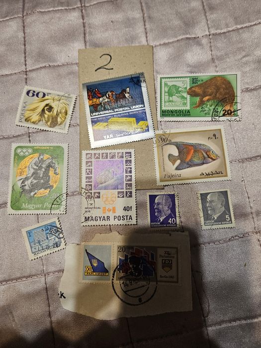 Zestaw znaczków z Prl